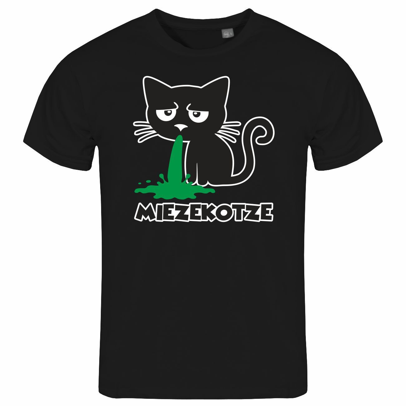 Print-Shirt Herren T-Shirt Miezekotze