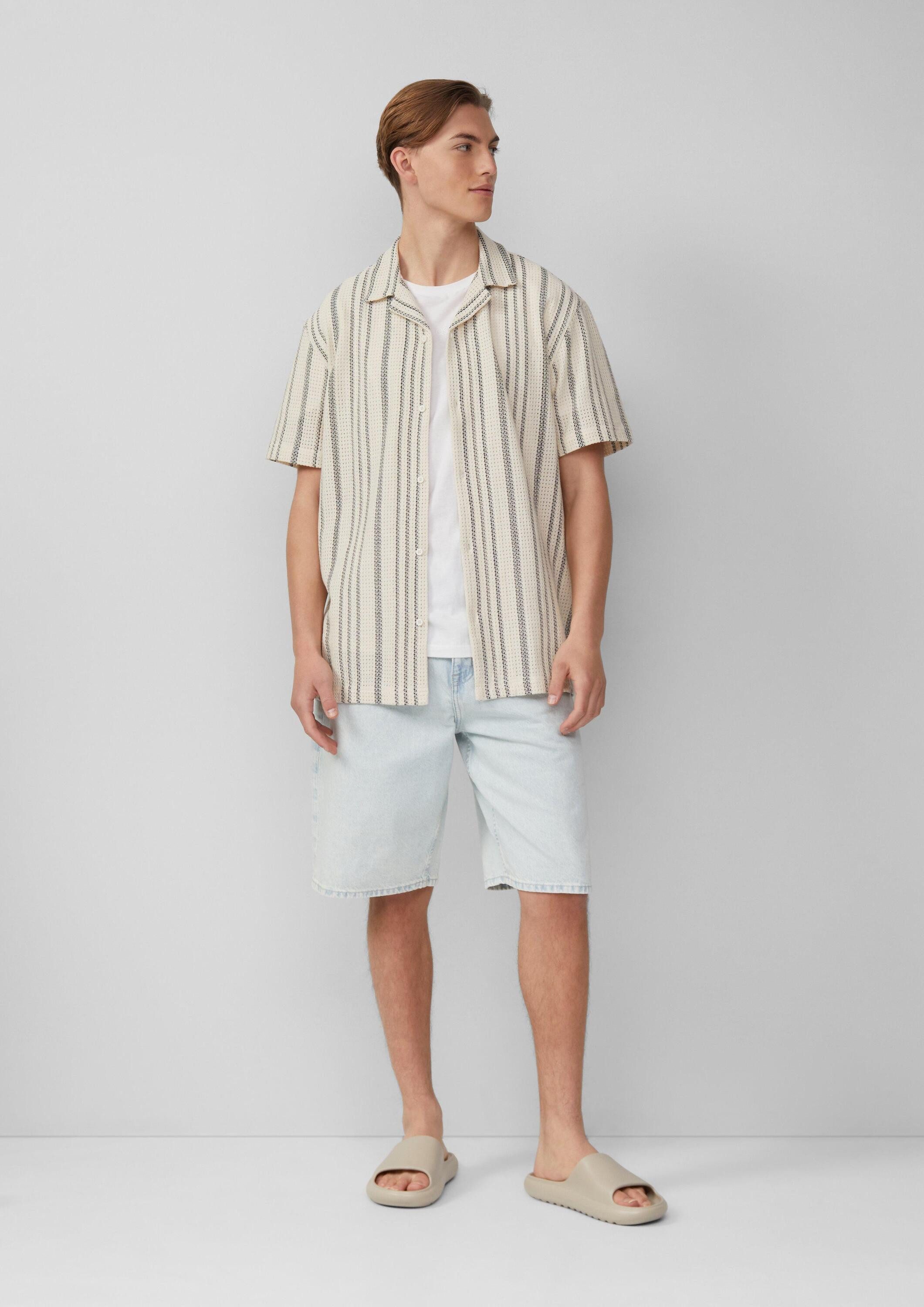 QS Jeansshorts Jeans-Bermuda Jeans-Shorts / Loose Fit / Mid Rise