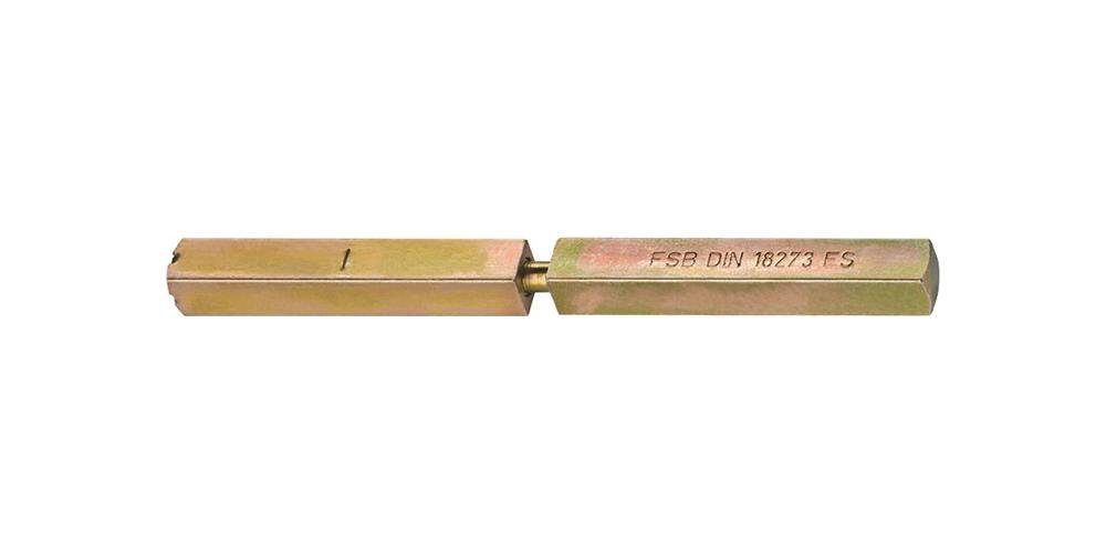 FSB Türbeschlag Panikstift 05 0125 Vierkant 9 x 111 mm geteilter Vollstift | Beschläge