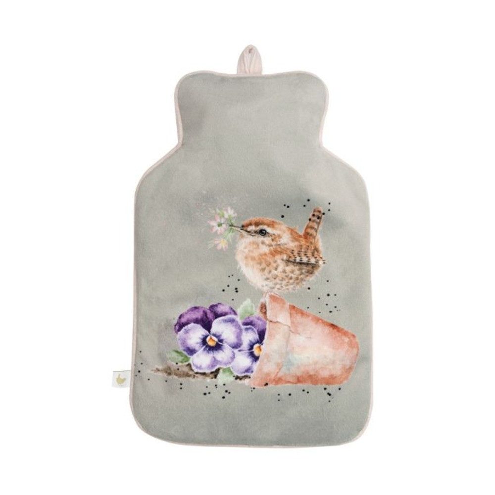 Wrendale Wärmflasche Wärmflasche mit Motiv, Mit kuscheligen Bezug.