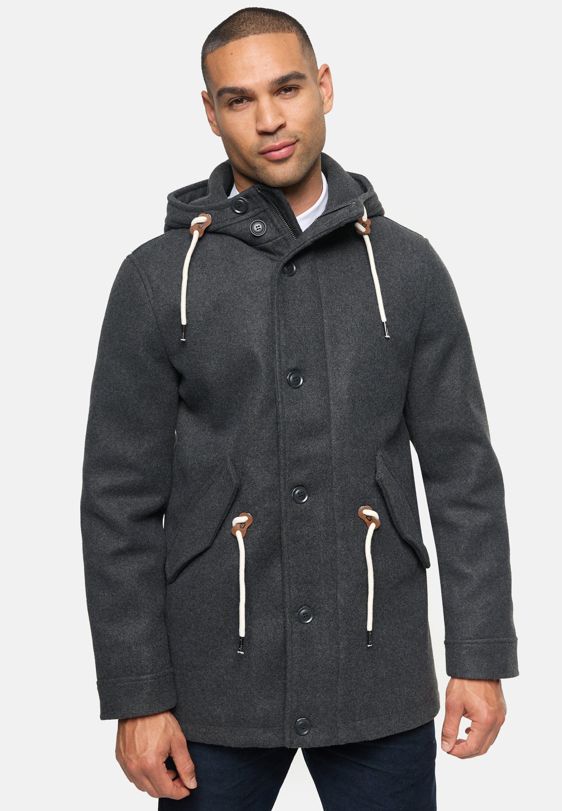 Indicode Wintermantel Herren INChristof Winter Mantel Herrenmantel