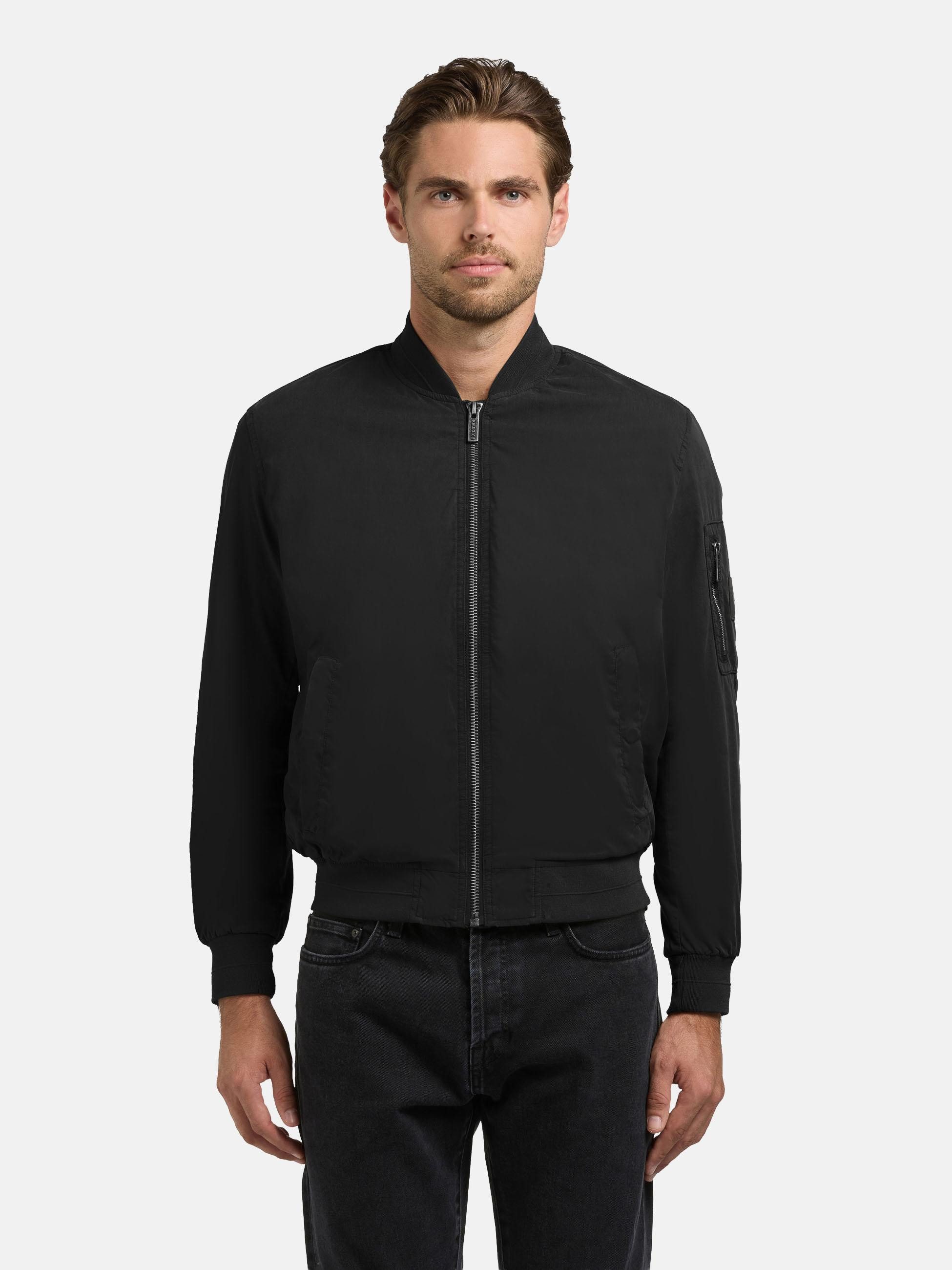 khujo Bomberjacke Tawas Lässige Herren Übergangsjacke