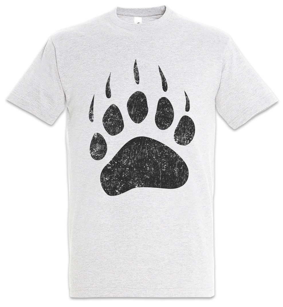 Urban Backwoods Print-Shirt Bear Paw Herren T-Shirt Bär Kralle Tatze Pfote Jäger Jagd Hunter Hunt (1-tlg) Hunting Hillbilly Redneck Rednecks