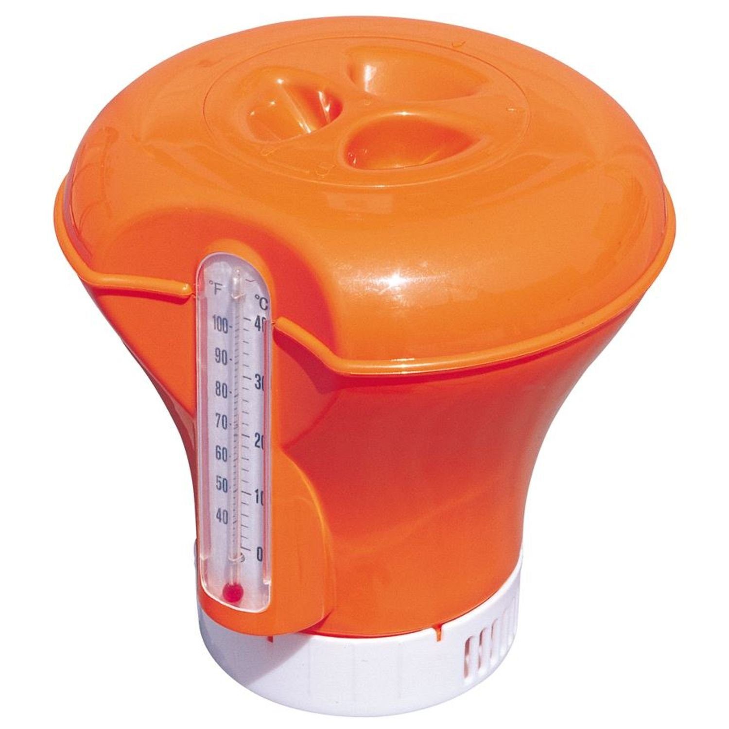 Schwimmthermometer Schwimmdosierer+Pool Thermometer Dosierschwimmer Chlorspender Dosierer