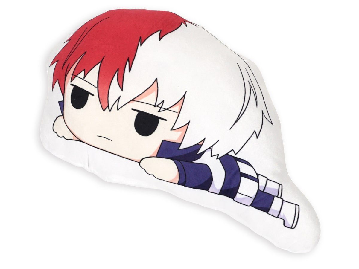 Fans, für Kissen Academia Dekokissen Chibi Dekokisse, Todoroki von GalaxyCat Weiß Kuschelkissen Hero My Shoto Chibi