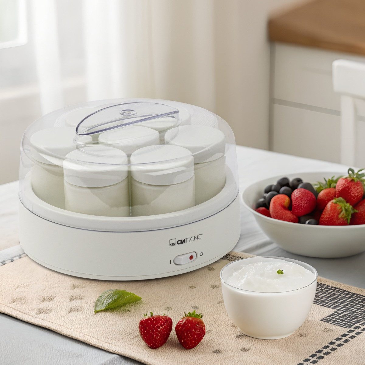 CLATRONIC Joghurtgläser Ersatzgläser JM 3344, JM 1025, Ersatzgläser für Joghurt-Maker JM 3344, JM 1025 – Bild 5 von 5