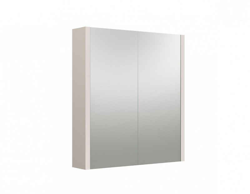 welltime Spiegelschrank Urban Türen mit Soft-Close-Funktion, mit 2 Glaseinlegeböden