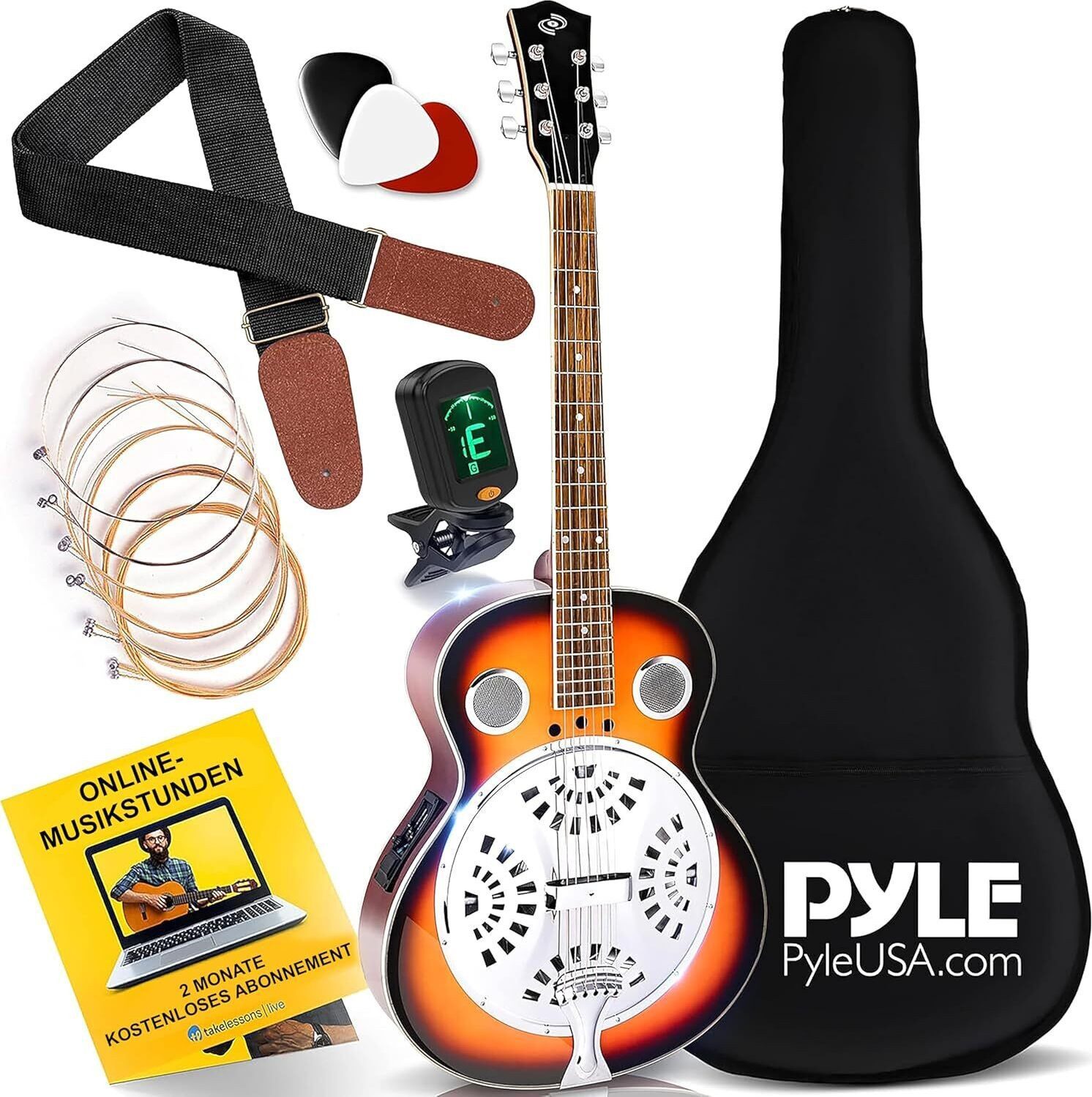 Akustikgitarre Resonator Akustik Gitarre 4/4 Westerngitarre
