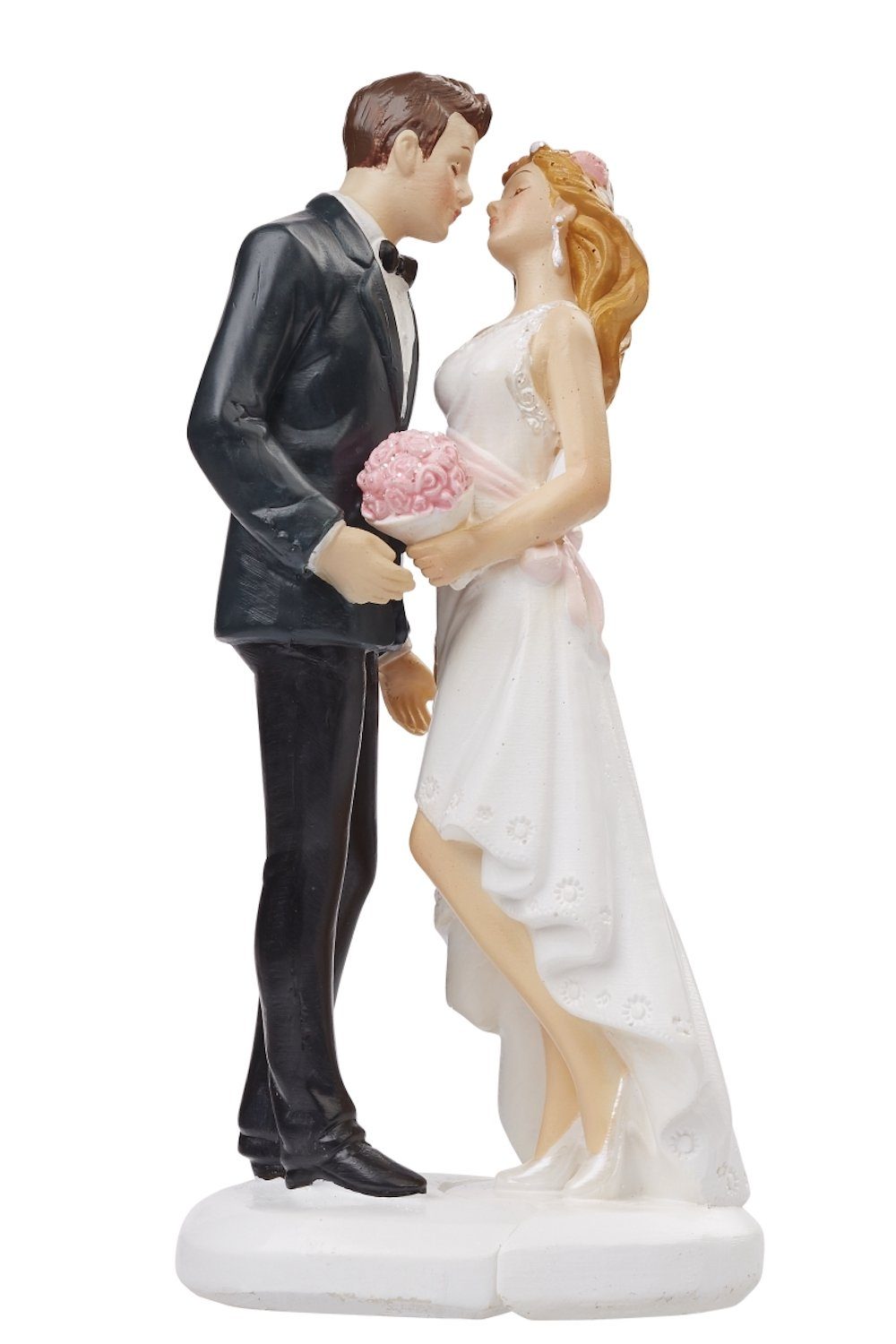 HobbyFun Dekofigur Brautpaar, 12 cm, küssend, 2-teilig