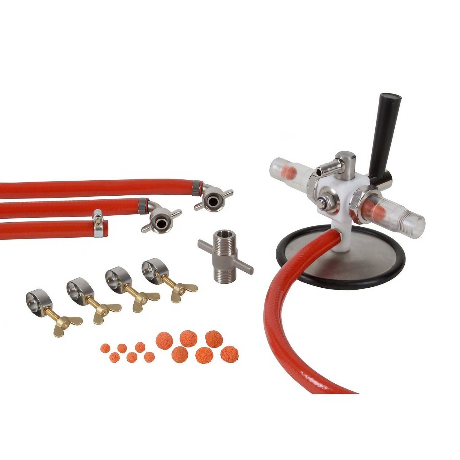 FUCHS Bierzapfanlage Reinigungsset, Bierleitungsreiniger Set - DELFIN