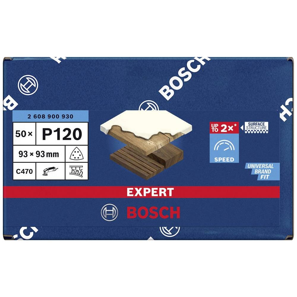 BOSCH Schleifpapier Schleifpapier für Deltaschleifer, 93 mm, günstig online kaufen