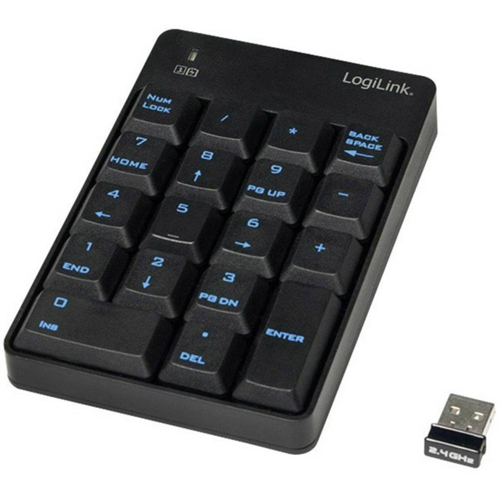 LogiLink kabelloses Keypad Tastatur