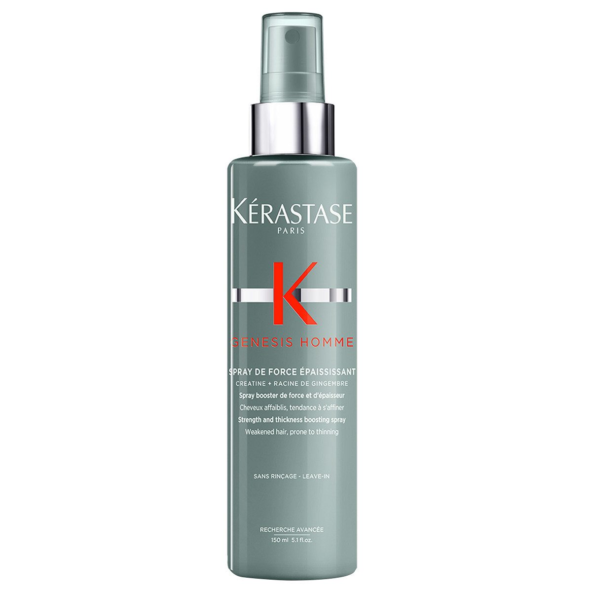 Kérastase Leave-in Pflege Kérastase Genesis Homme Spray de Force Épaississant 150 ml – Volumen S, Packung, 1-tlg., dünner werdendes Haar, feines Haar