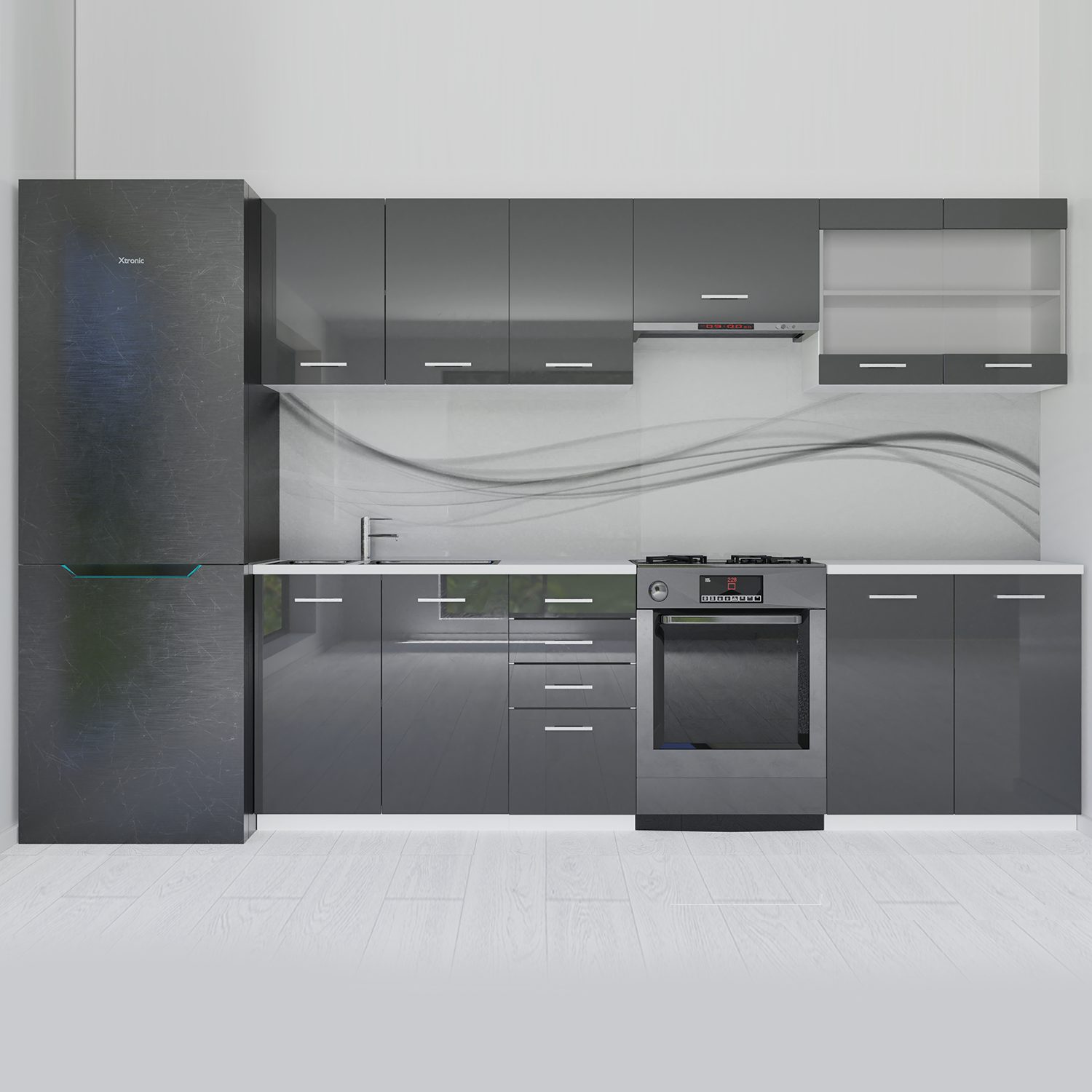 Roysson Home Küchenregal Küchenschrank SET Hängeschrank günstig online kaufen