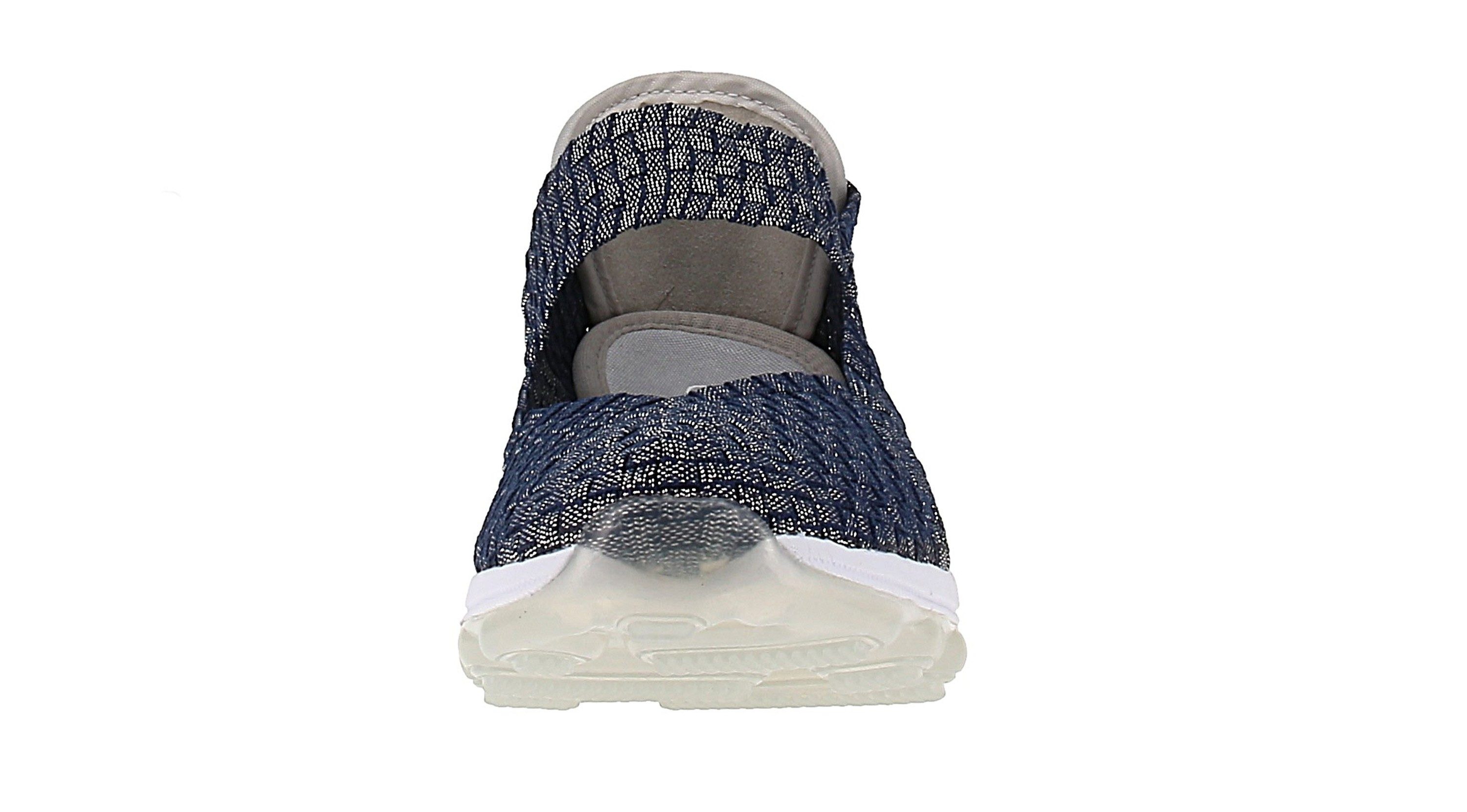 BERNIE MEV Bernie Mev Gummies Cuddly - Damen Ballerinas - Navy-Shimmer Sneaker