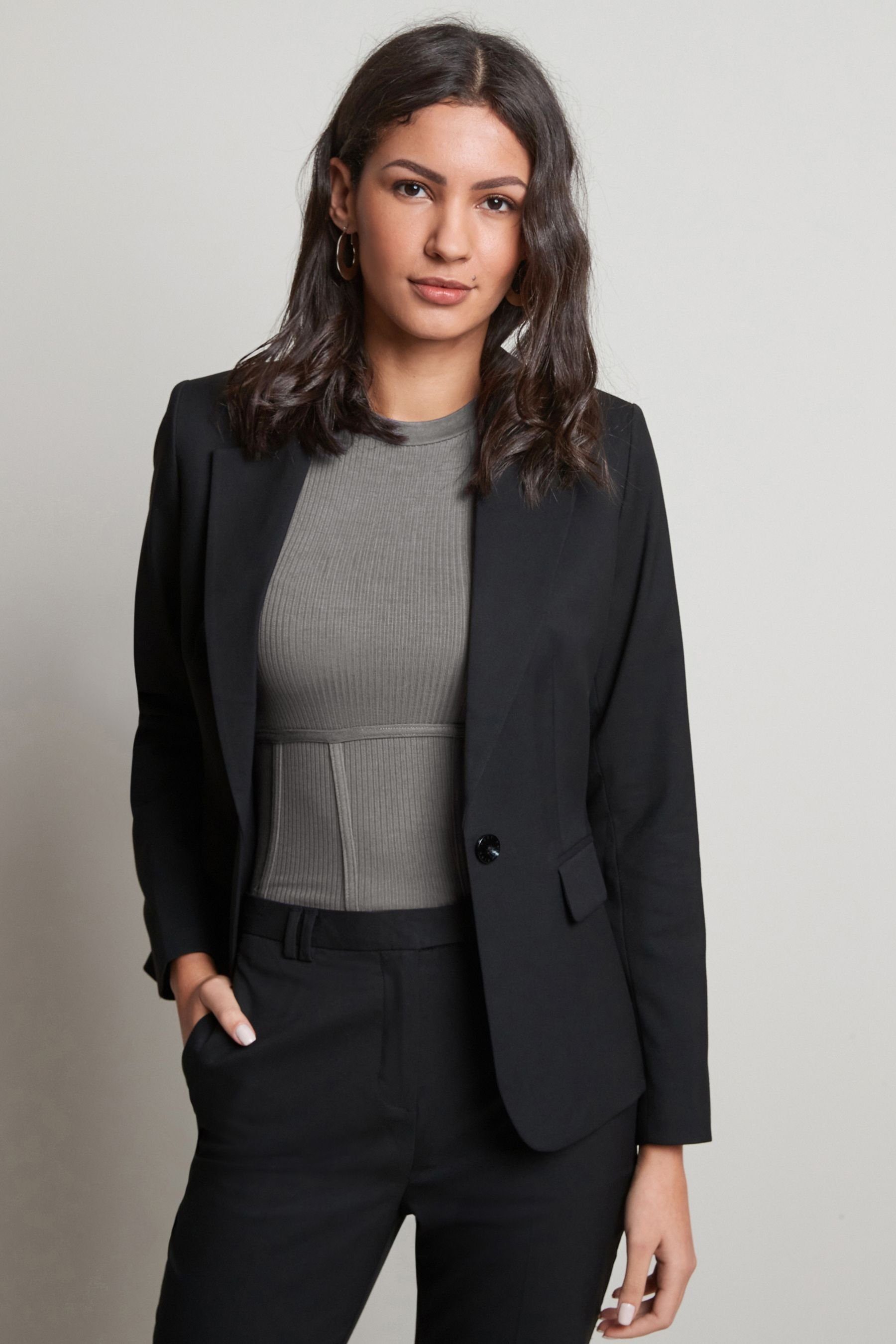 Next Jackenblazer Eleganter, einreihiger Blazer (1-tlg) günstig online kaufen
