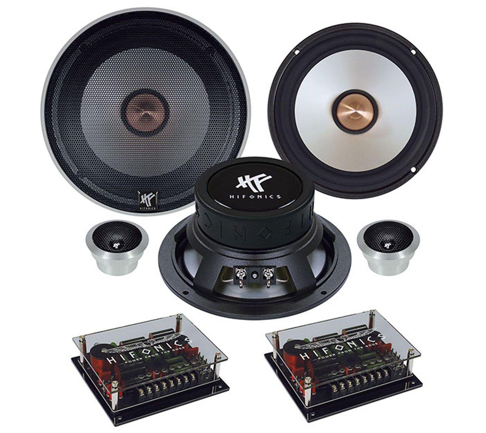 Hifonics MAXXIMUS 2-Wege Einbaulautsprecher 16,5 cm MX-6.2C Auto- Lautsprecher