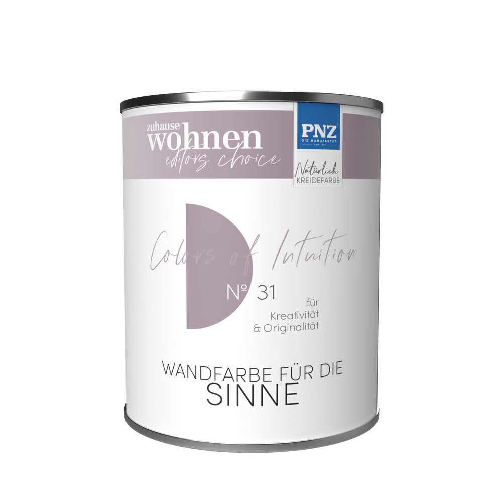 PNZ - Die Manufaktur Wandfarbe COLORS OF INTUITION, reine Silikatfarbe, hochdeckend