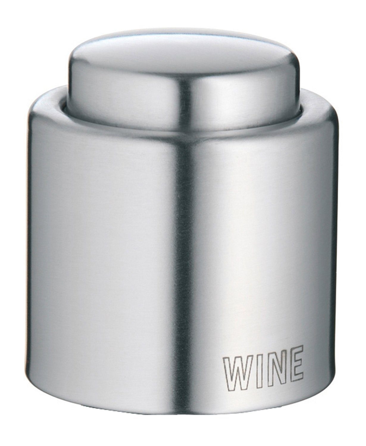WMF Flaschenverschluss CLEVER & MORE, Ø 4,3 cm, Cromargan Edelstahl 18/10, Auslaufsicher, Luftdicht, für Weinflaschen