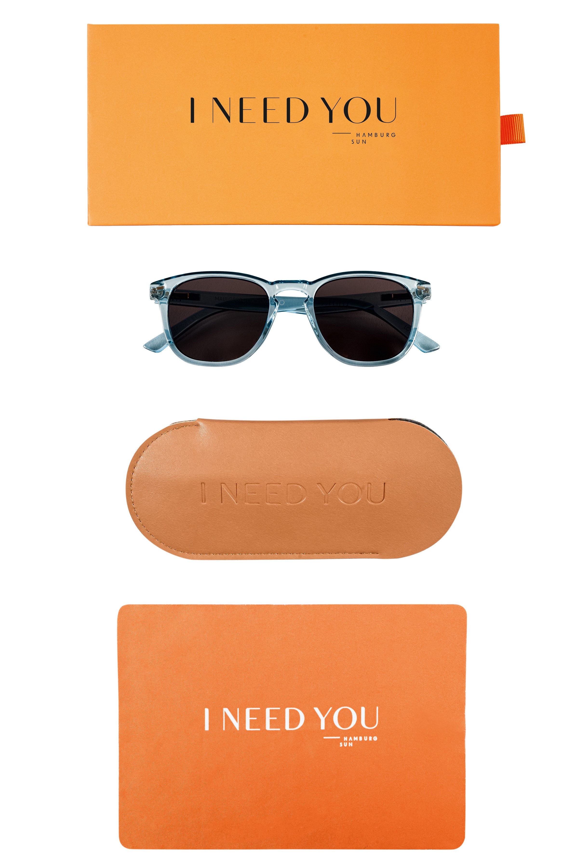 I NEED YOU - HAMBURG READERS Sonnenbrille Maui Rückseitige Entspiegelung