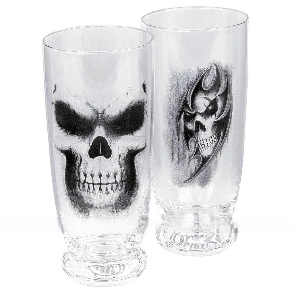 Spiral Gläser-Set Spiral "Shadow Master" 2er Trink-Glas-Set 10538400, Wassergläser, Glas