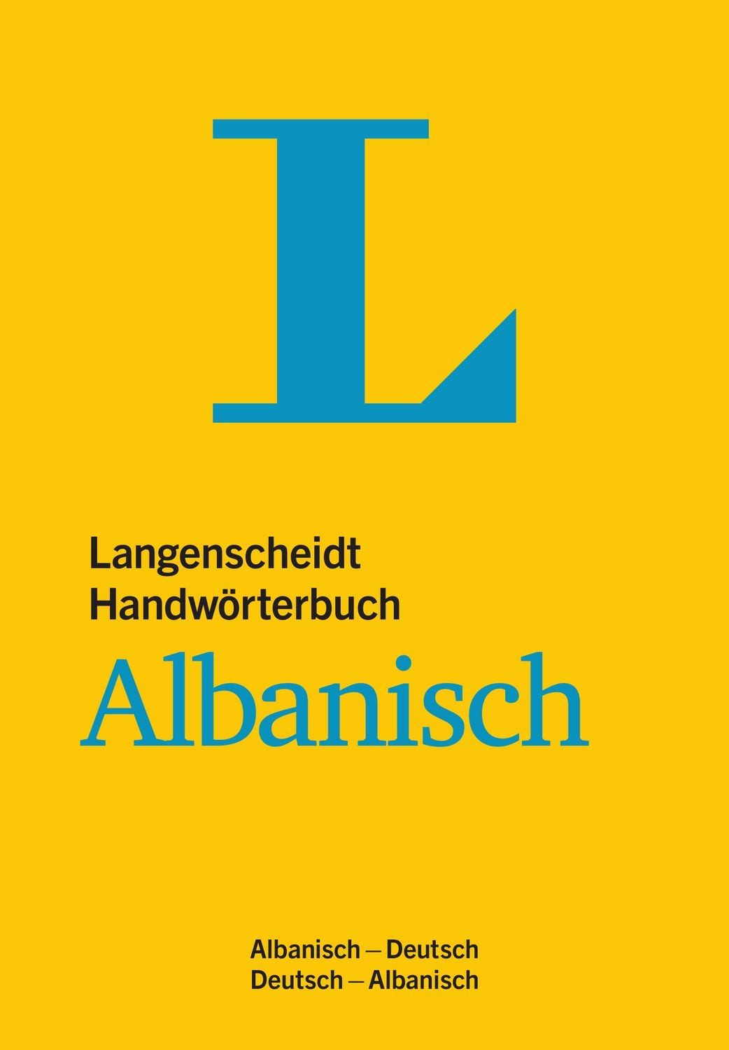 Schulbuch Langenscheidt Handwörterbuch Albanisch Albanisch-Deutsch/Deutsch-Alban diverse
