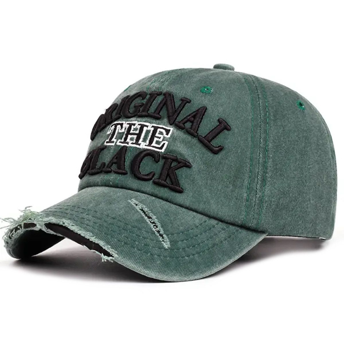 Sporty Baseball Cap Original The Black II Vintage Used Washed Look Retro Baseballcap vintage Look