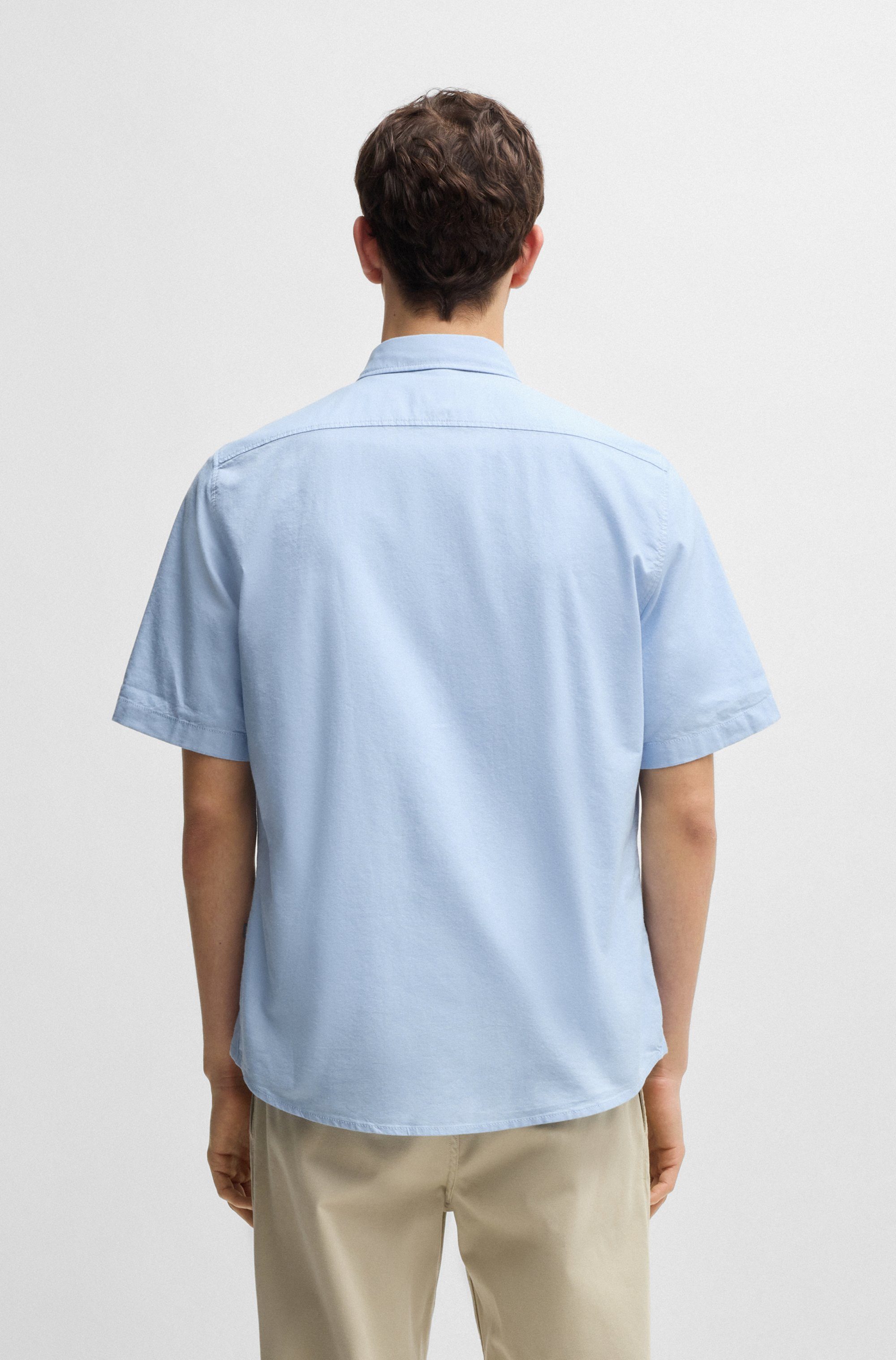 BOSS ORANGE Kurzarmhemd Rash mit tonigem Logo günstig online kaufen
