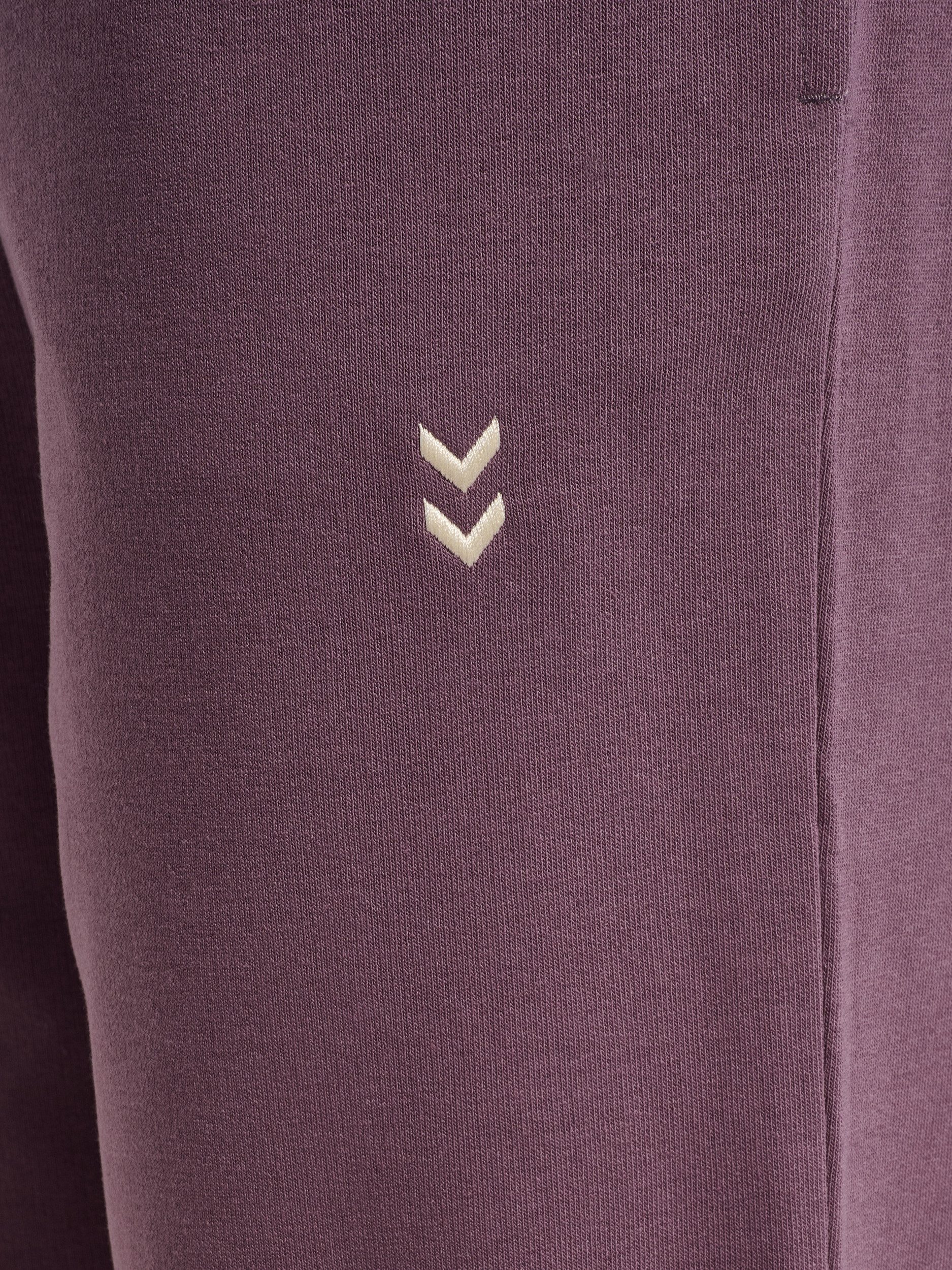 hummel Jogginghose HMLPULSE W SWEAT PANTS mit gesticktem Chevron-Logo, aus Baumwolle und Polyester