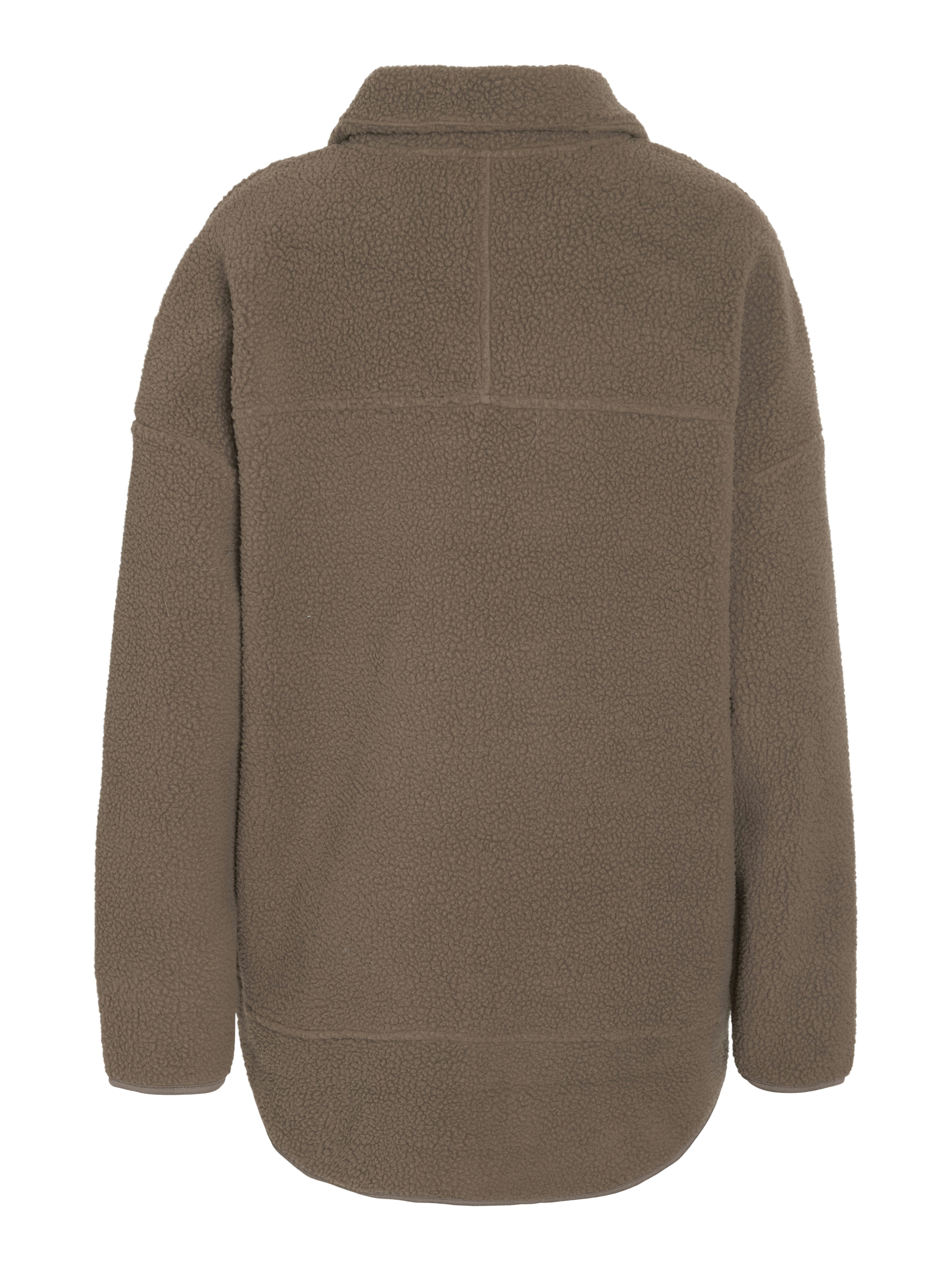 Noisy may Fleecejacke NMCOZY L/S ZIP SWEATER JRS NOOS Polyester, relaxed fit