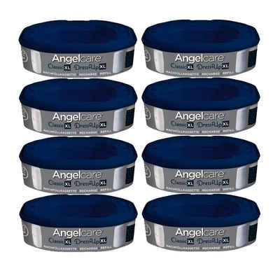 Angelcare® Windeleimer Nachfüllkassetten für Windeleimer Dress-Up und Classic XL 8 Stück