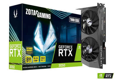Zotac GAMING GeForce RTX 3050 Twin Edge Grafikkarte (8 GB, GDDR6)