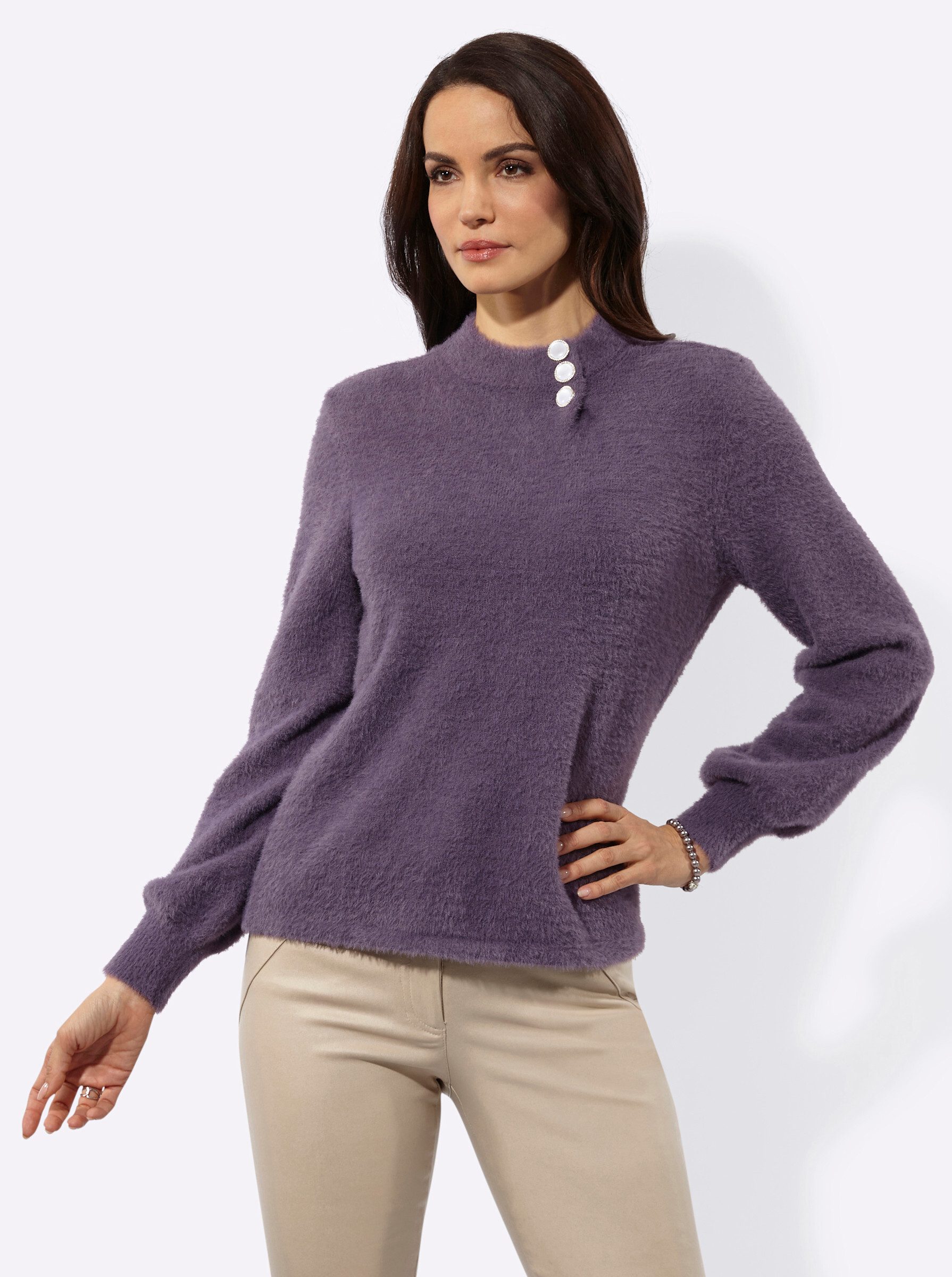 Strickpullover Pullover Langarm Jersey
