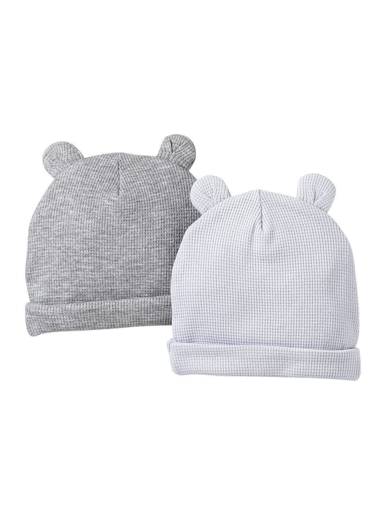 Beanie Baby Mützen mit Bärenohren, Bio-Baumwolle