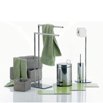 kela Toilettenpapierhalter Style, Standgarnitur, WC-Behälter mit herausnehmbaren Inneneimer, Gummifüße