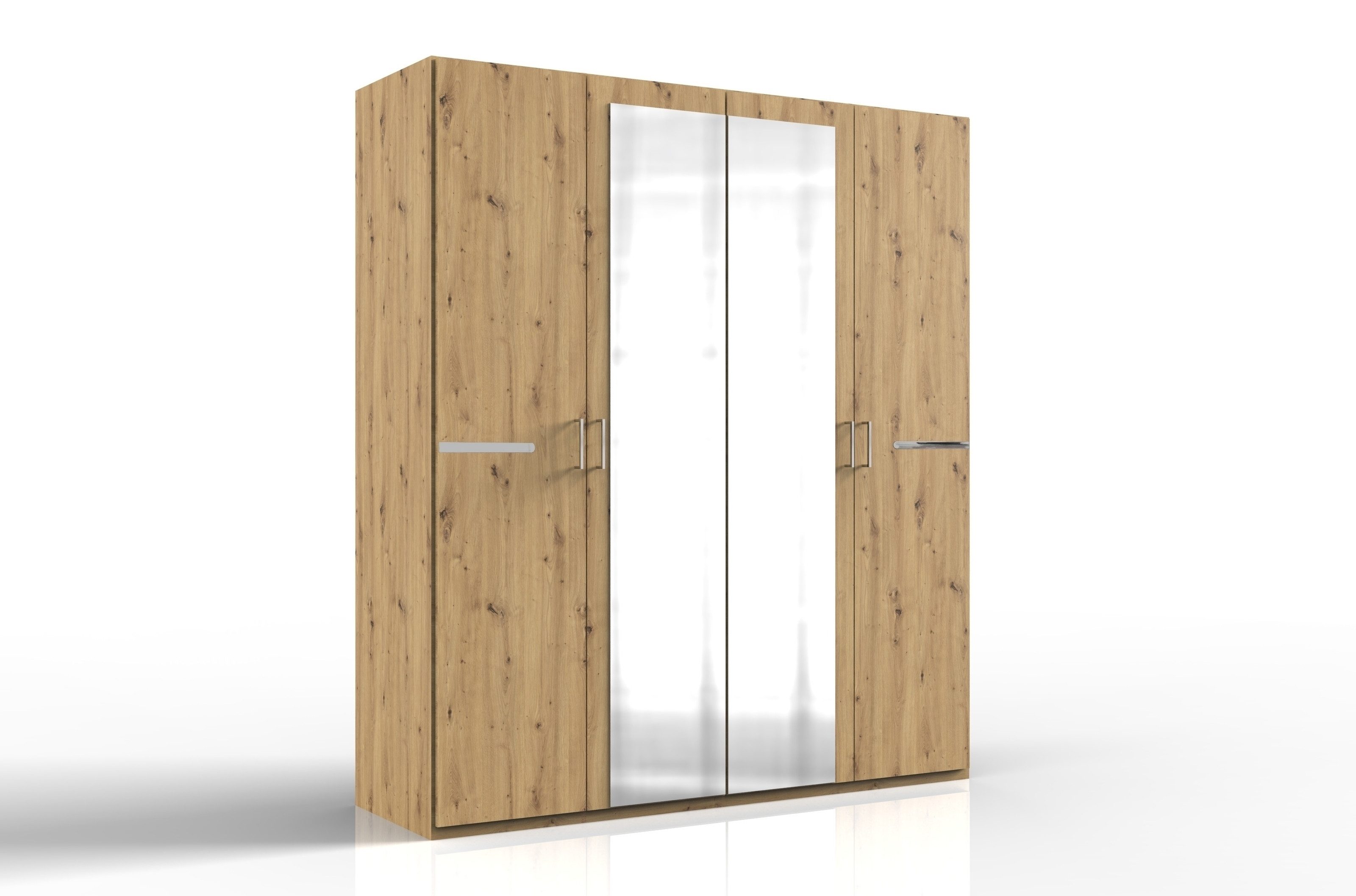 Drehtürenschrank in ARTISAN EICHE NACHBILDUNG - 180x208x58cm (BxHxT)