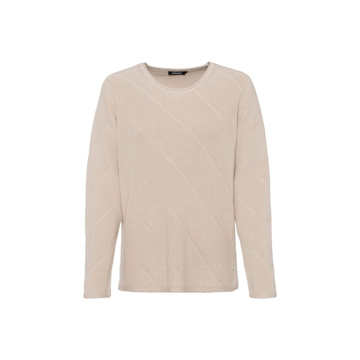 Olsen Strickpullover (1-tlg) creme