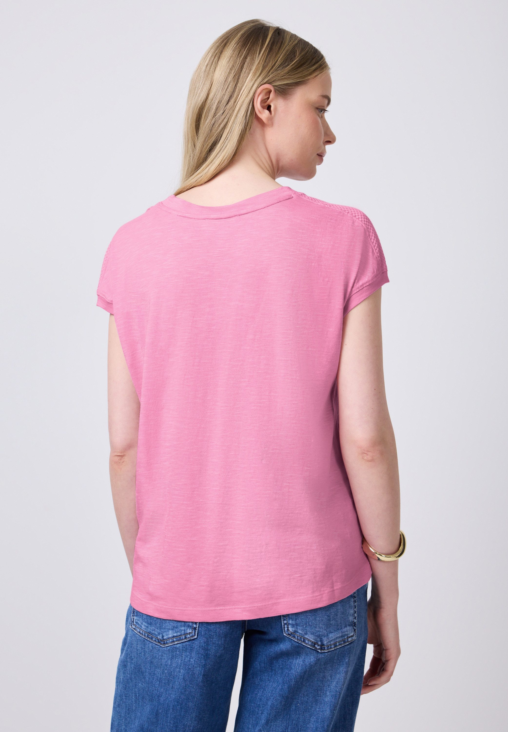 STREET ONE STUDIO T-Shirt, im soften Baumwoll-Mix günstig online kaufen
