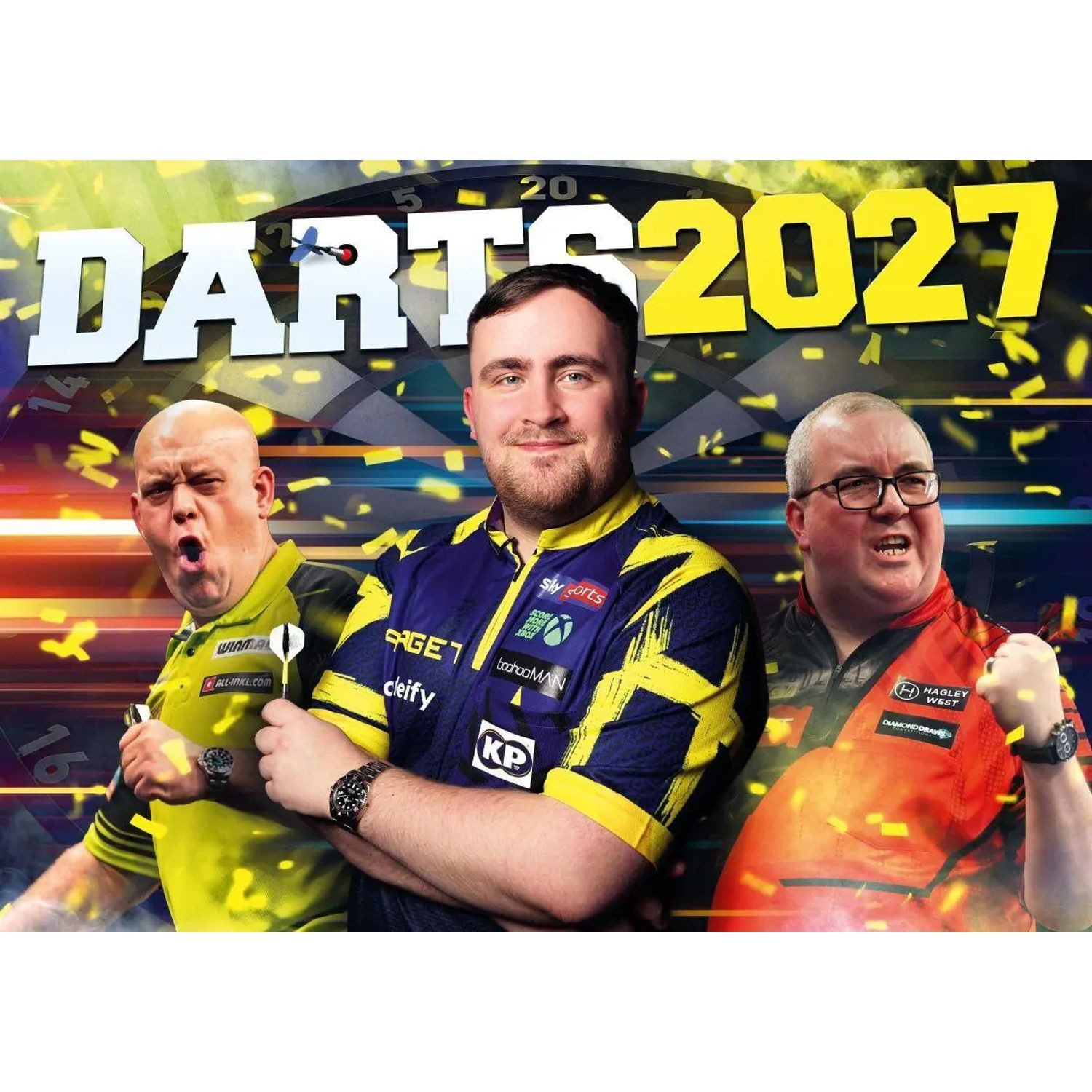 Wandkalender Darts Kalender 2027