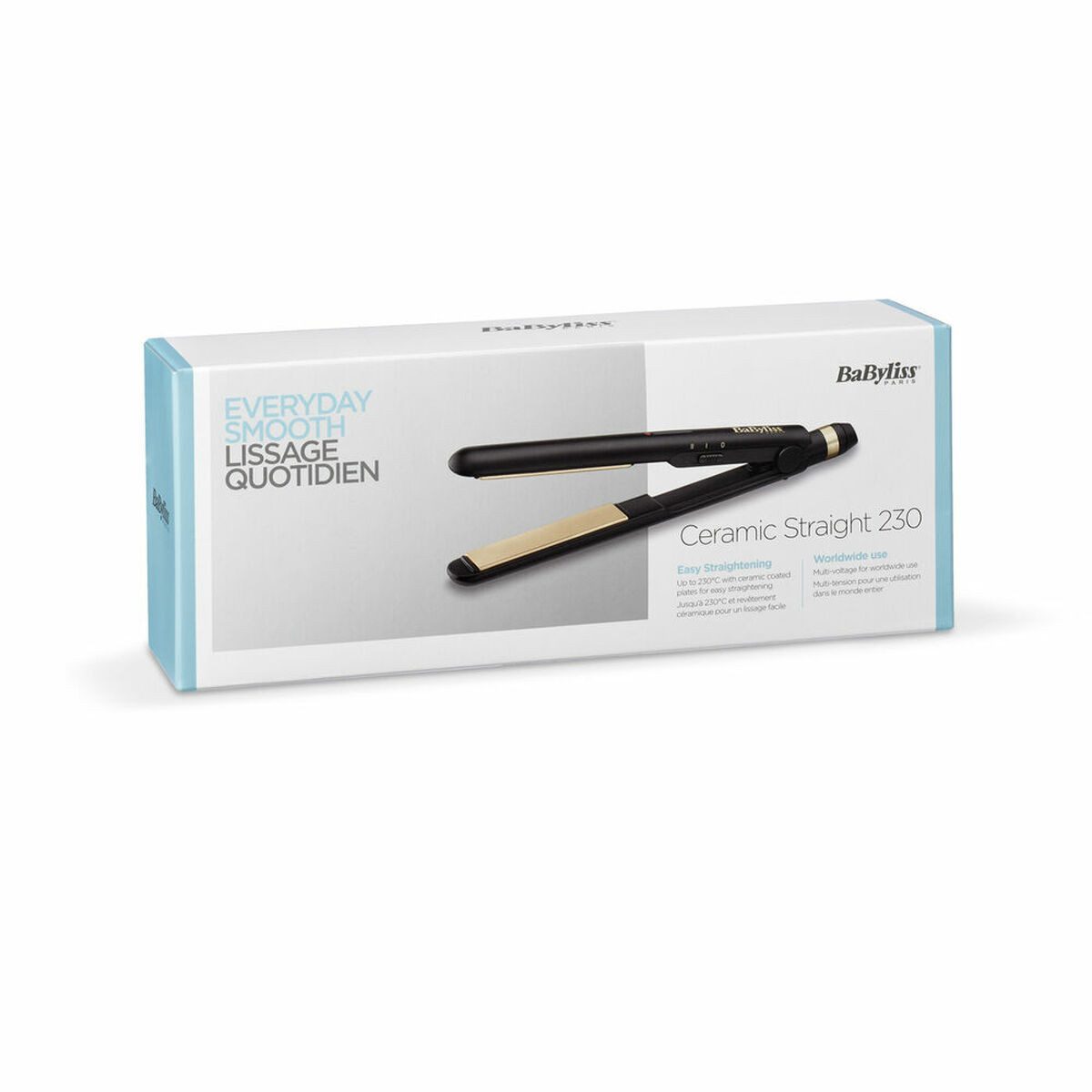 BaByliss Lockenstab Babyliss Glätteeisen Ceramic Straight 230