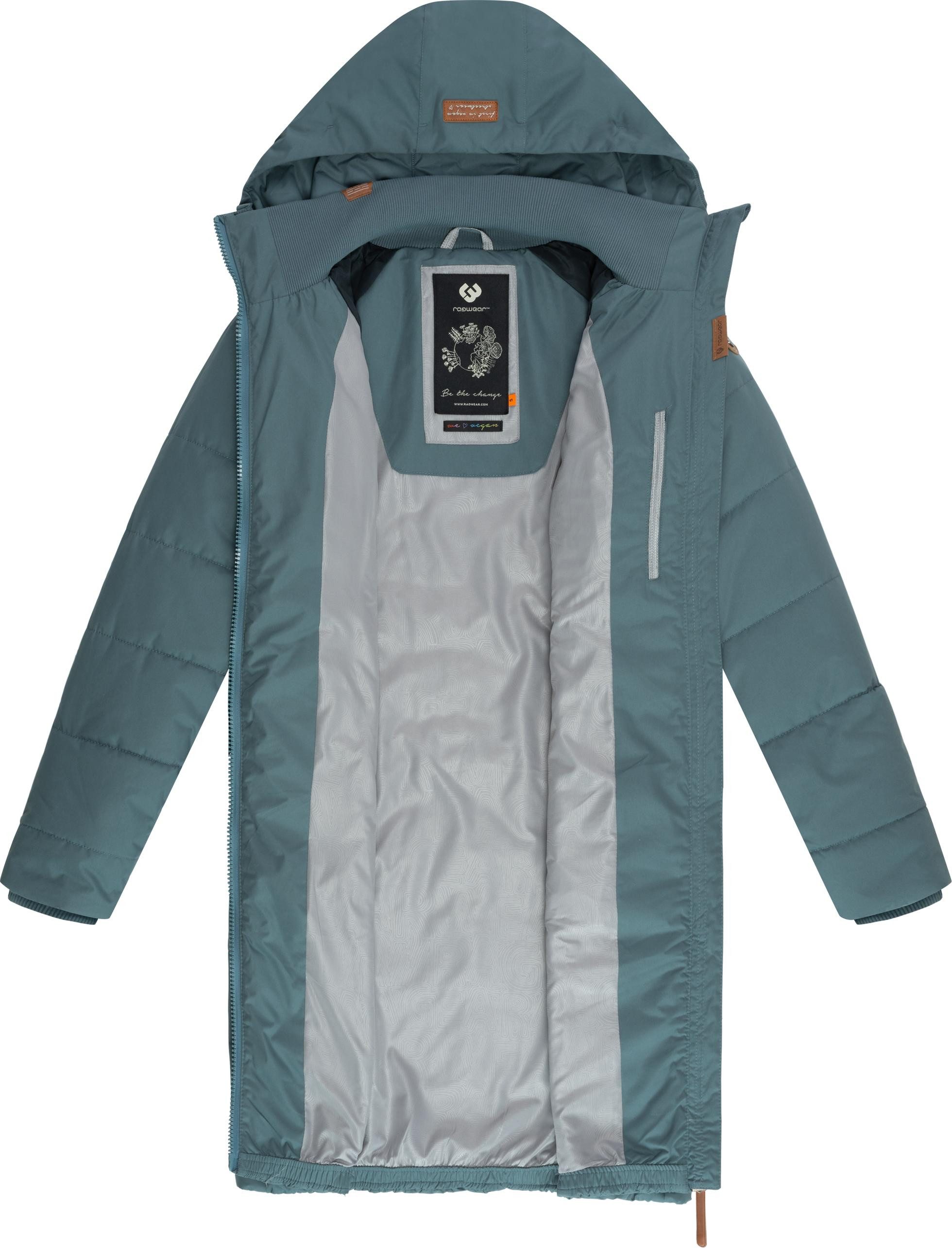 Ragwear Steppmantel Dizzie Coat Wasserdichter Winterparka mit gefütterter Kapuze – Bild 5 von 5