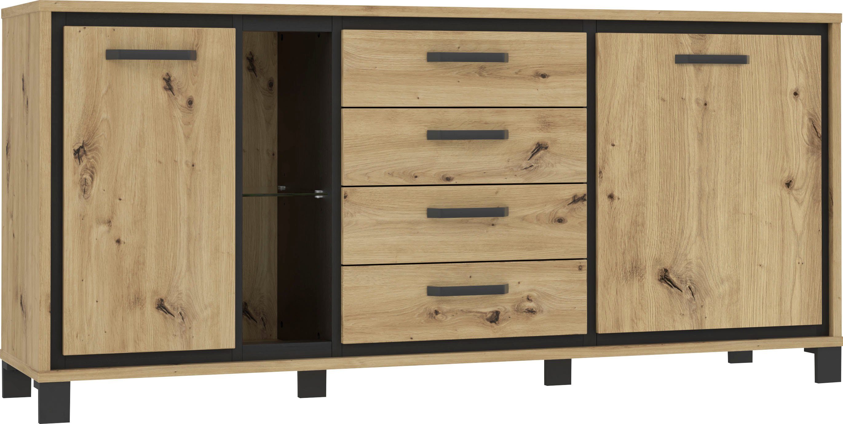 FORTE Sideboard Trondheim, Breite 177 cm