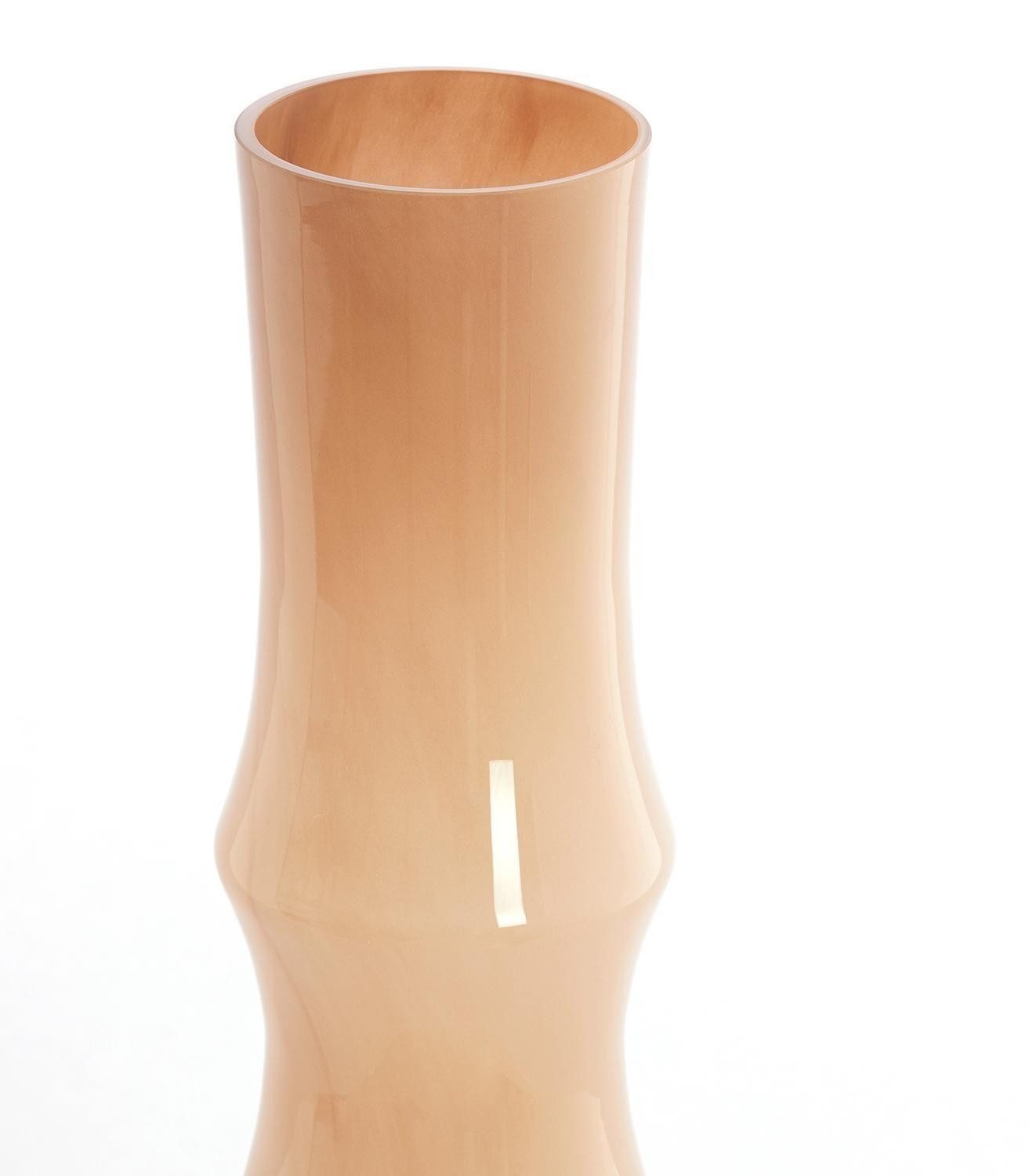 Light & Living Dekovase FIORENZA, Vase, Karamell, Glas, H 70 cm (1 St), Farbverlauf