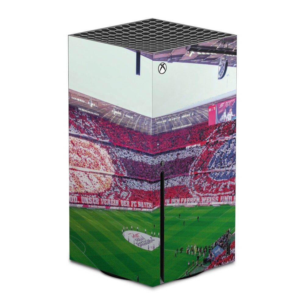 DeinDesign Konsolen-Cover FCB Stadion FC Bayern München FCB Stadion Tribüne, Microsoft Xbox Series X Skin Aufkleber Sticker Folie