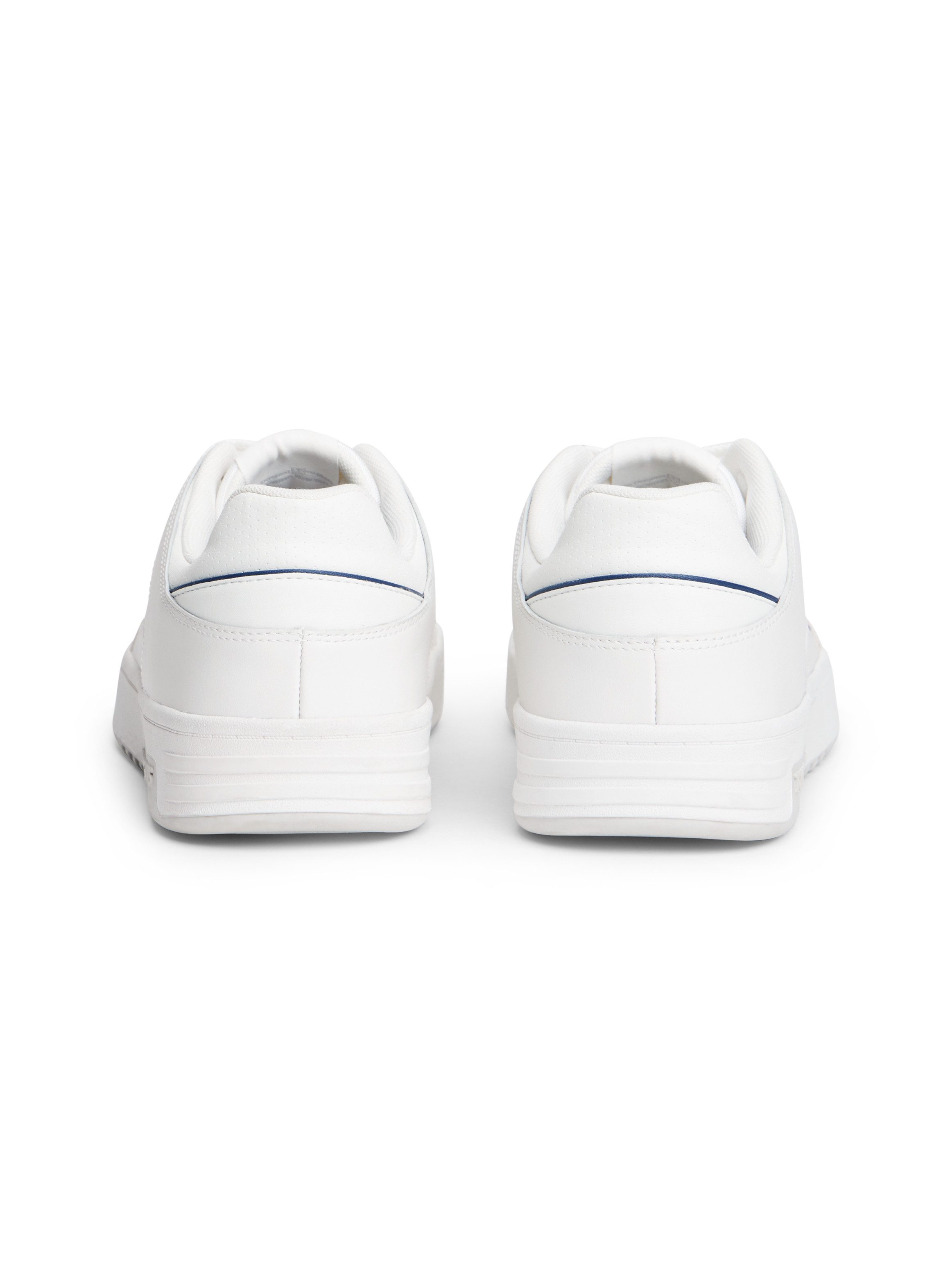 Tommy Jeans TOMMY JEANS PINPERF LTH BASKET Sneaker Freizeitschuh, Halbschuh, Schnürschuh mit farbiger Pasepellierung