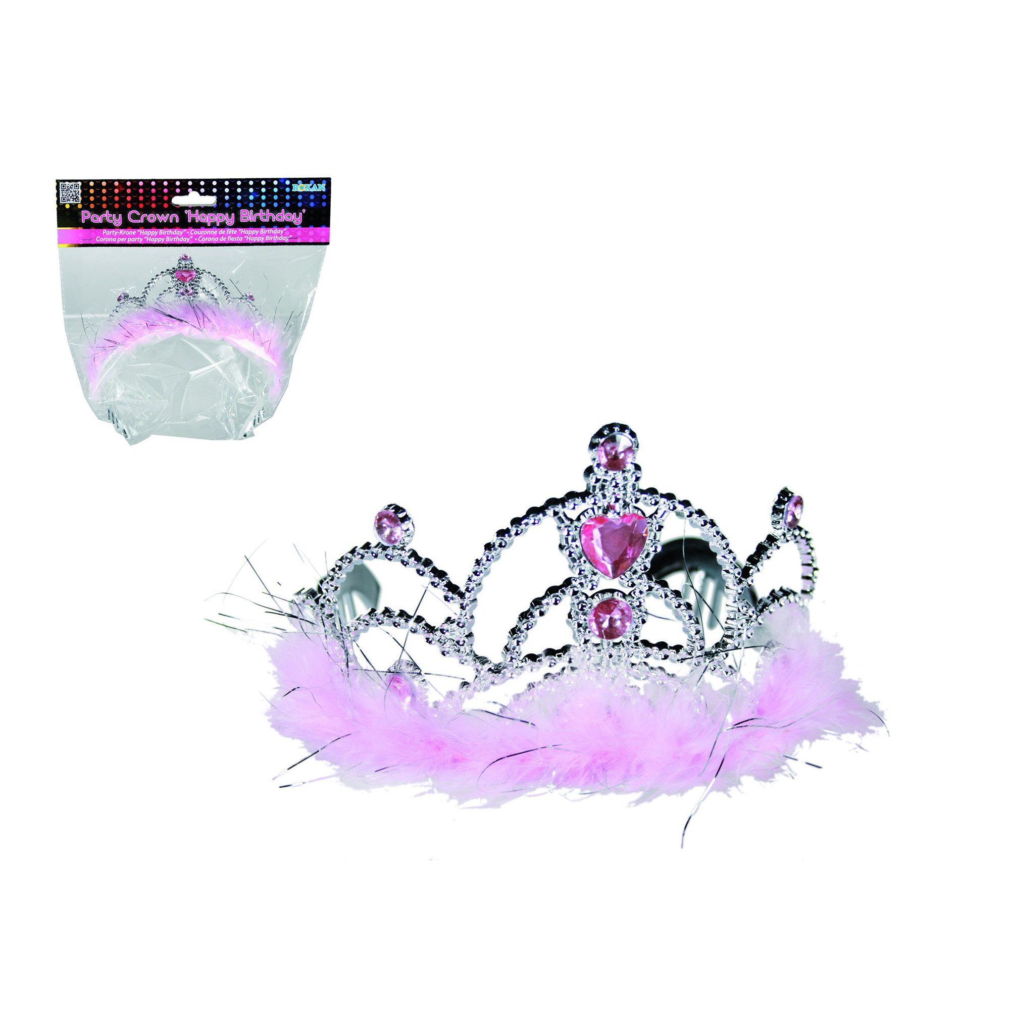 Prinzessin-Kostüm Party Krone mit Dekosteinen