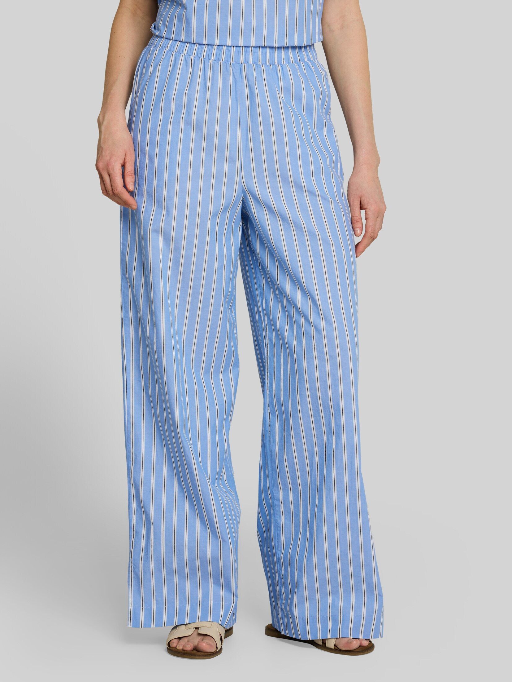 TOM TAILOR Denim Stoffhose Hosen & Chino Wide Leg Hose mit Streifenmuster