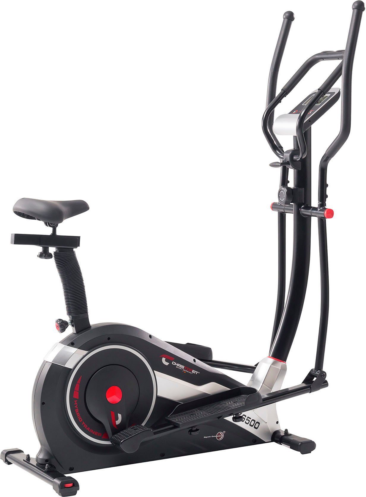 Christopeit Sport® Crosstrainer Hybridtrainer AX 6500 (mit Tablet-Halterung), 150 kg max. Benutzergewicht, 10 Widerstandsstufen