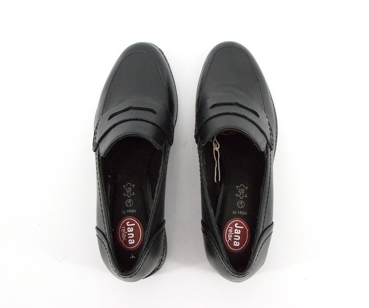 Jana Jana Damen Slipper black Nappa - 8-24200-27-022 Slipper