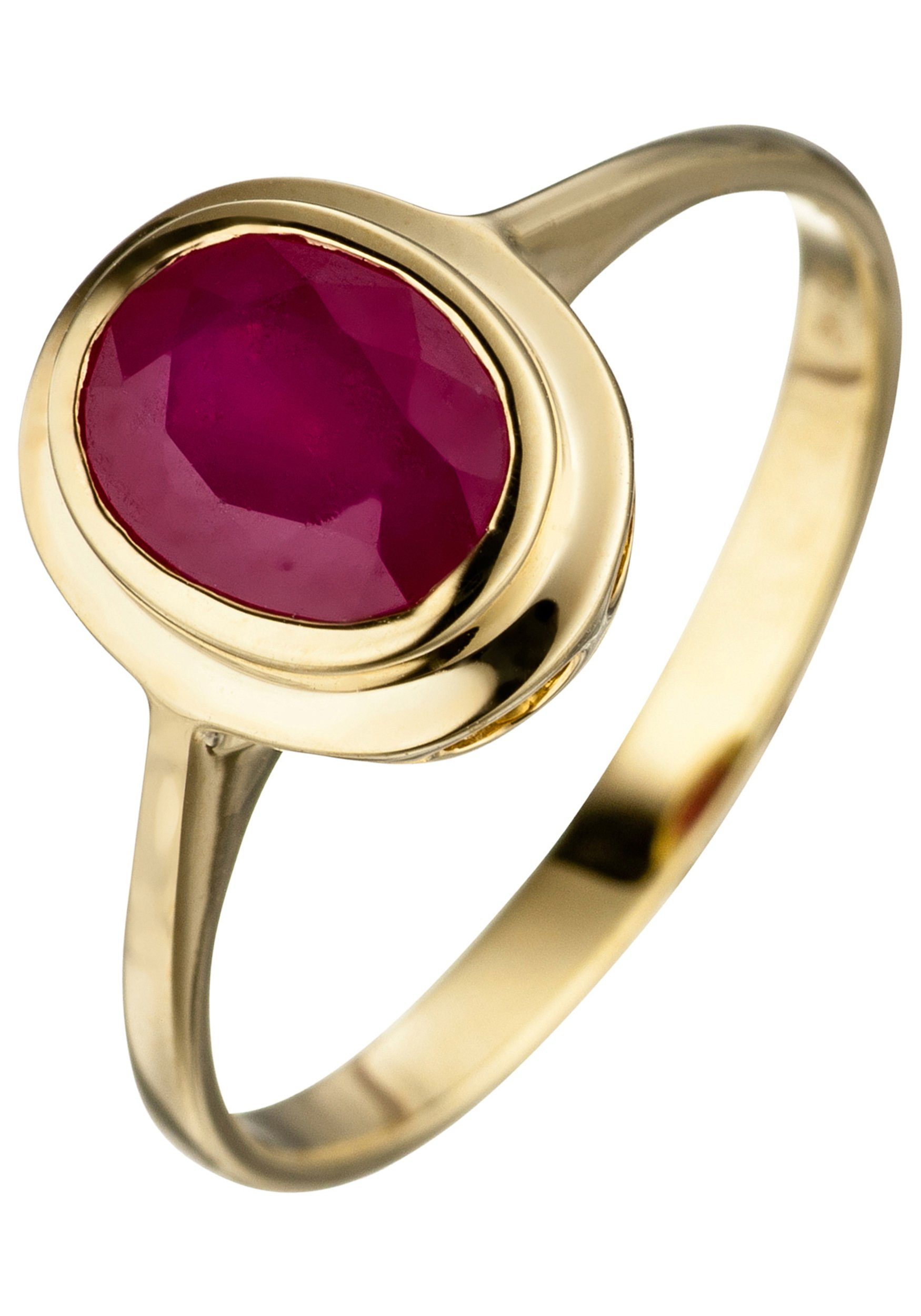 JOBO Goldring, oval 585 Gold mit günstig online kaufen